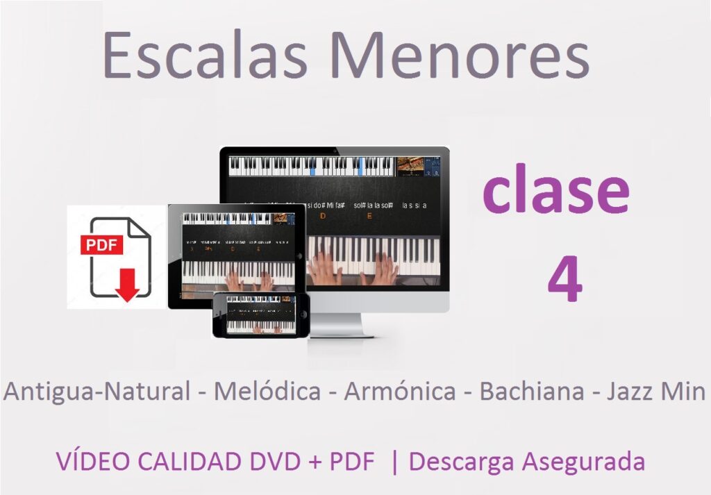 Escalas menor antigua melodica armonica bachiana escala de jazz